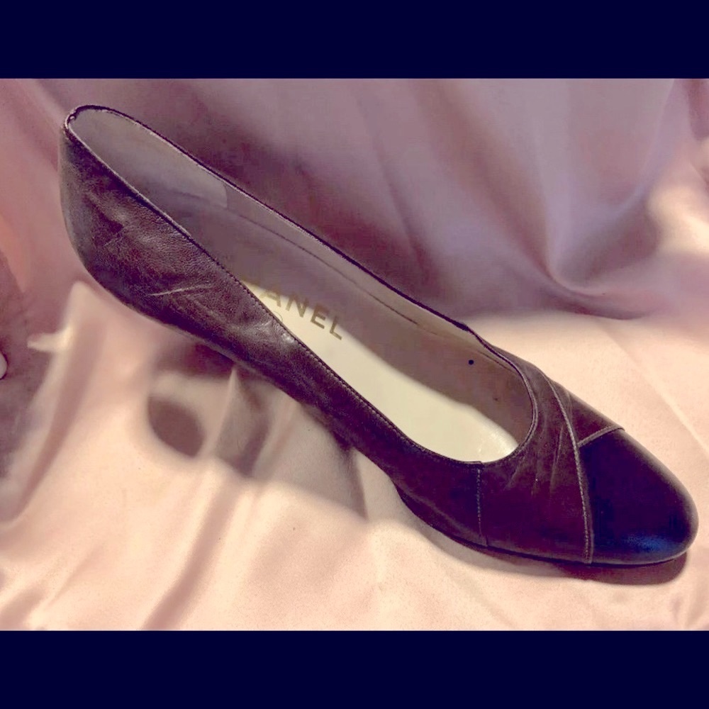 VINTAGE CHANEL BROWN SPECTATOR PUMPS SZ 6.5